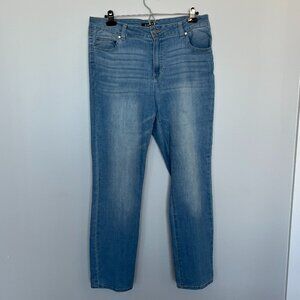 d.jeans Straight Leg Blue Jeans 12